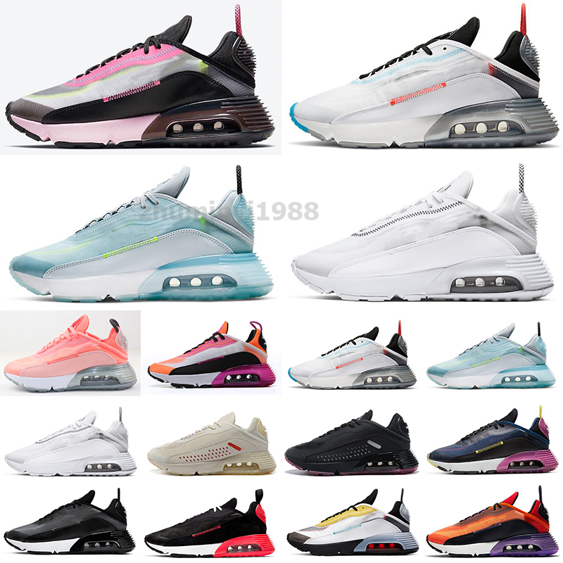 

2090 Athletic Running Shoes Mens Womens Triple Black Neymar Neon Highlighter Pink Foam Duck Camo Sneakers 2090s Daily Walking Trainers 36-46 p29, 1 36-40