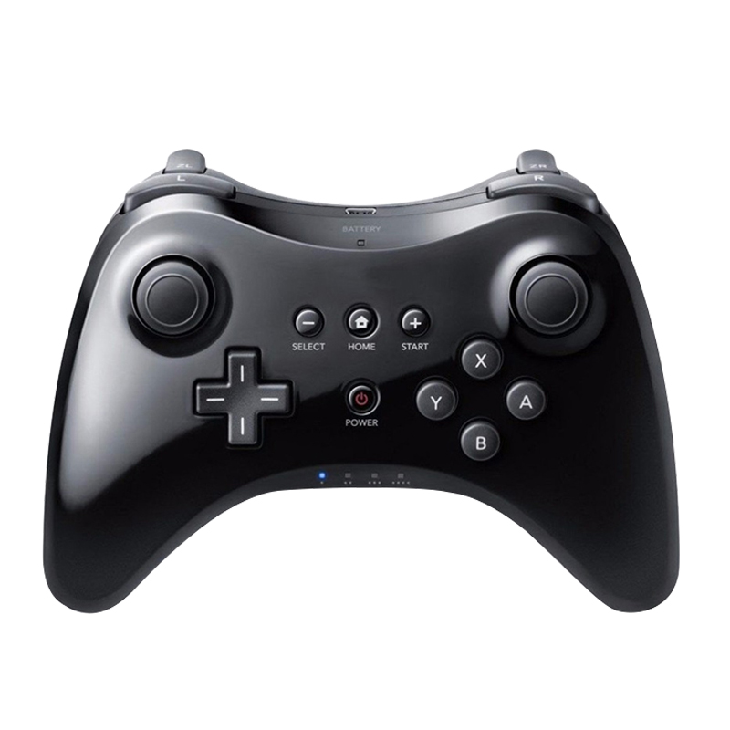 Pour Nintend Pour Wii U Pro Contrôleur USB Classique Double Bluetooth Analogique Télécommande Sans Fil Pour WiiU Pro U Gamepad