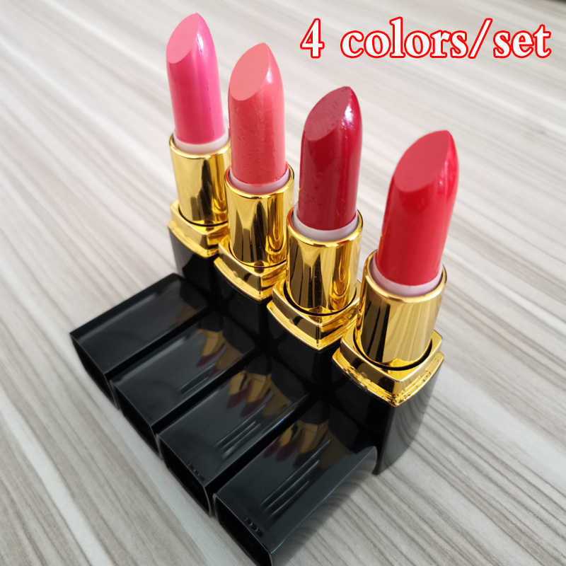 

Makeup Lip gloss 4 pcs/set Matte Velvet Lipsticks 4color lips sticks make up cosmetic, Customize