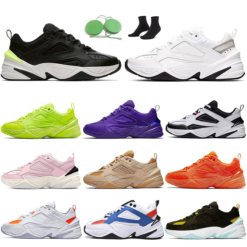 

Top Fashion M2K Tekno Women Mens Casual Sports Shoes Jogging Black Volt Pure Platinum White Hyper Jade Pink Twill Denim Designer Tennis Trainers Sneakers, Item 21 36-45 hyper grape