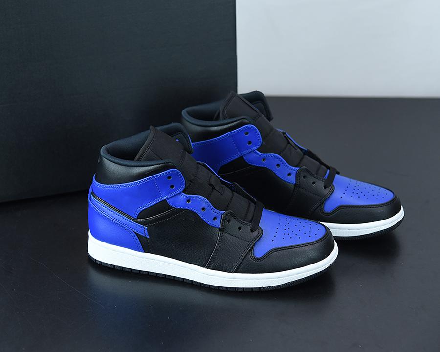 

Jumpman 1 Mid Royal Black Blue Men/Women Basketball Shoes Outdoor Sneakers Sports With Original Box Fast Delivery