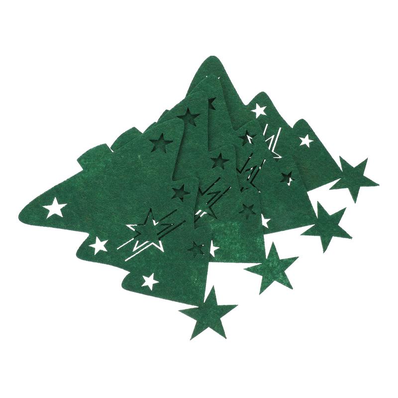 

Christmas Decorations 4pcs Creative Tree Fork Bags Festival Party Tableware Covers Xmas Scene Supplies