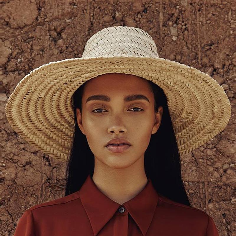 

Wide Brim Hats Summer Retro High-top Big Straw For Women Stage Catwalk Custom Caps Fashion Sunscreen Beach Sun Gorra Mujer, As show
