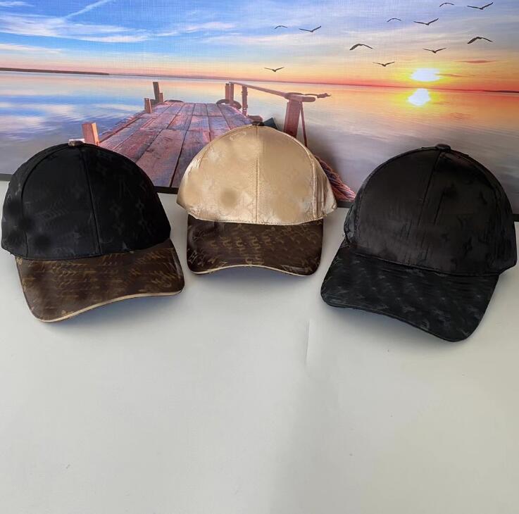 

Classic Styles Designer Brand Letter Printing Ball Caps Fashion Mens Womens High Quality PU Leather Baseball Cap Double Color Outdoor Casual Sunscreen Sports Hats