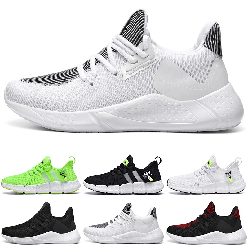 

men running shoes sports sneaker breathable outdoor white soft jogging walking tennis shoe chaussures de sport pour hommes, # 1