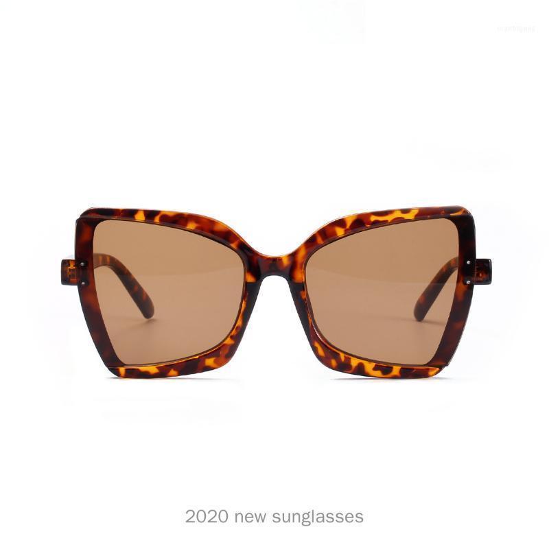

Sunglasses 2021 Oversized Sexy Leopard Women Design Sun Glasses Black Driving Square Eyewear NX1