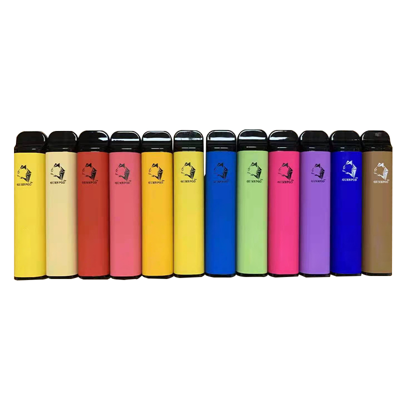 

GunnPod Disposables Vapes Electronic Cigarettes Device Kit 2000 Puffs 20 Colors 1250mAh Battery Prefilled 8ml Pod Stick Pen VS Puff bar Disposable Vape