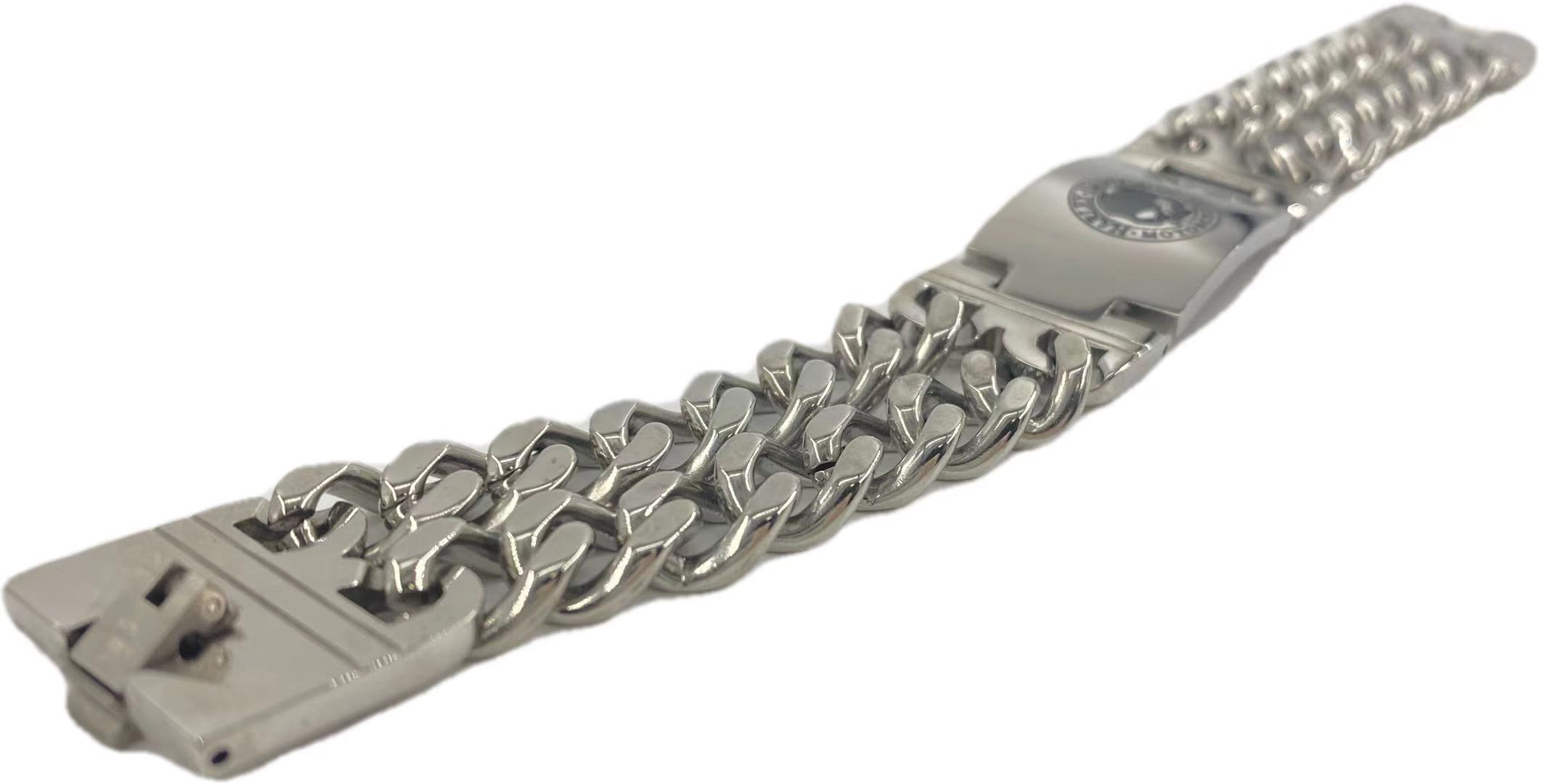 

Cool Harley Stainless Steel Biker Bracelet For Menss Jewelry, Golden;silver