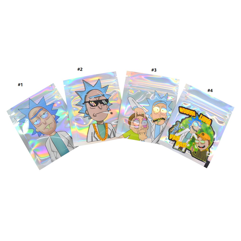 7*9cm ziplock edibles packaging bags foil zip lock resealable smell proof herb three side heat orgnization edible storage package bag-image-713092774