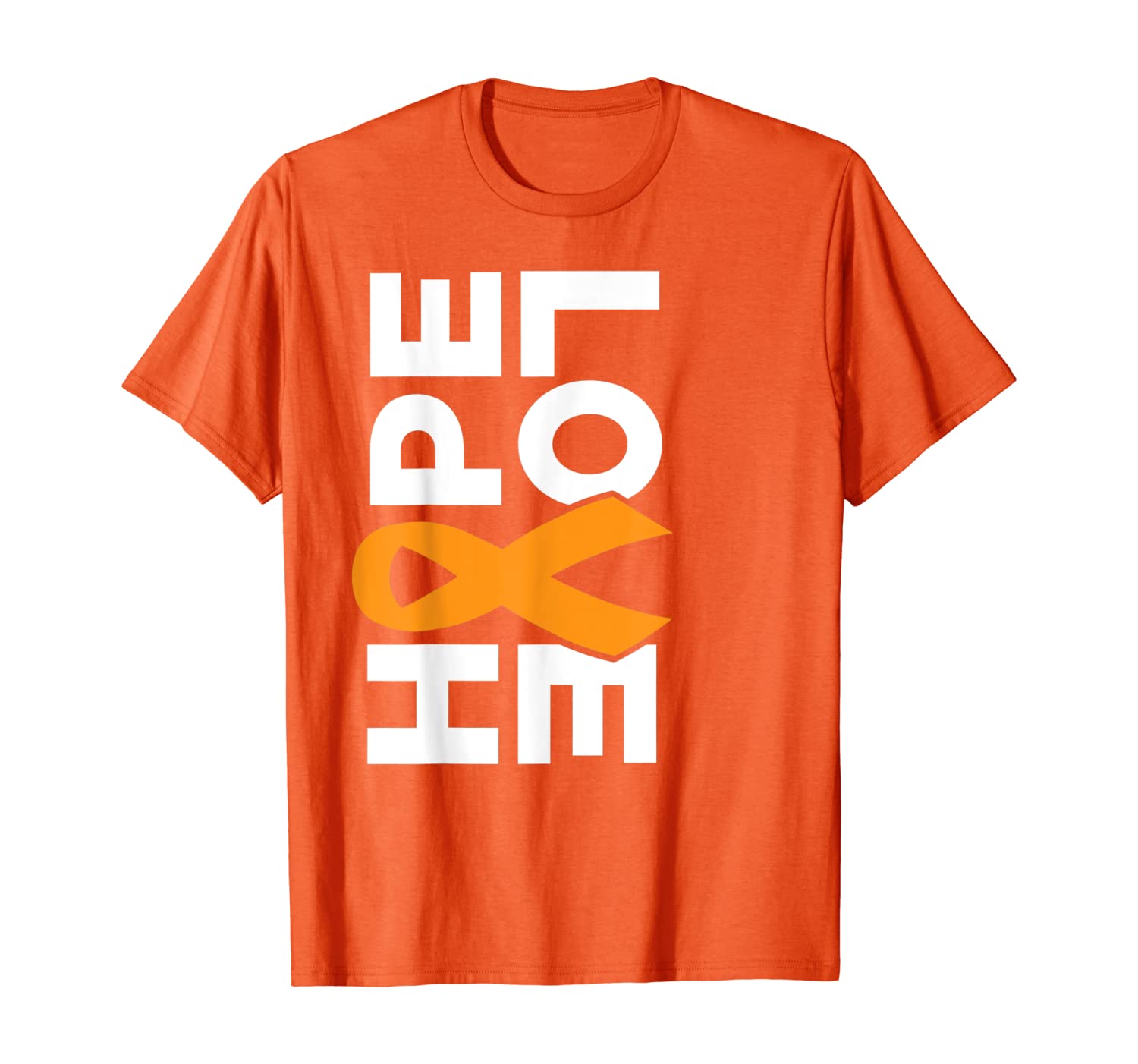 

Leukemia Cancer Awareness - Hope Love Support Ribbon T-Shirt, White;black