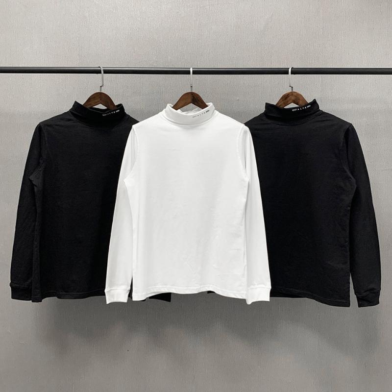 

Long Sleeve ALYX T-shirt 20FW Men Women Neckline 1017 9SM Tee 1:1 High Quality Turtleneck T-shirts Asian Size Tops Men
