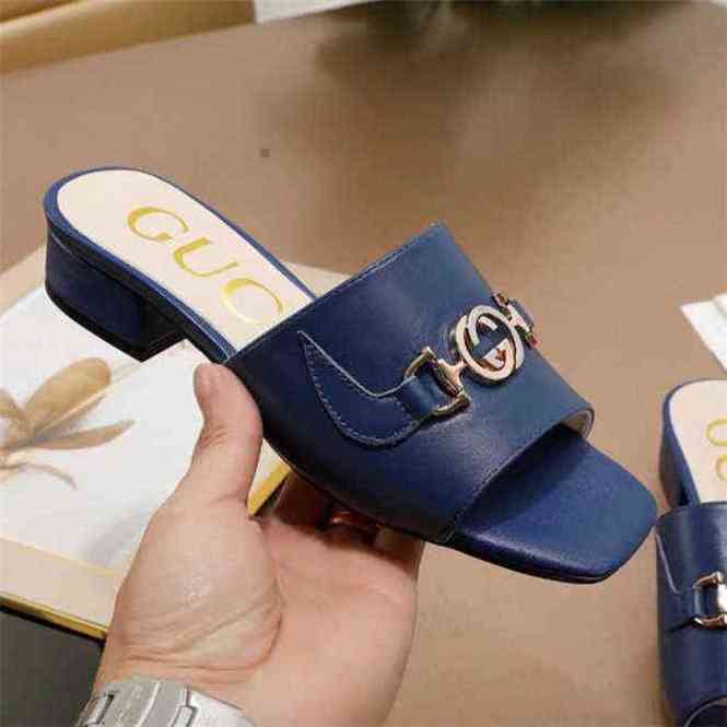 

luxury italy designer brand slippers super great quality with full package for women gift present lady birthday wedding sandals shoes heels, Black