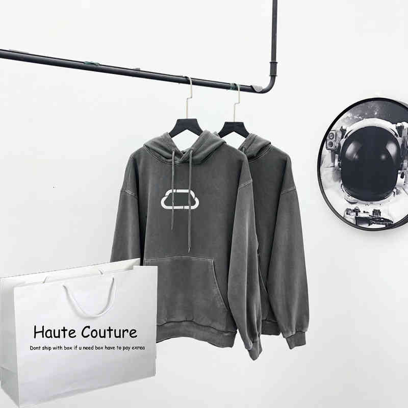 

Women' Hoodies & Sweatshirts Mens 20FW Womens with Lock Pattern In Front Hooded Clothes Girls Hiphop Hoodie Streetwear Washed Material 1CA8, 1006