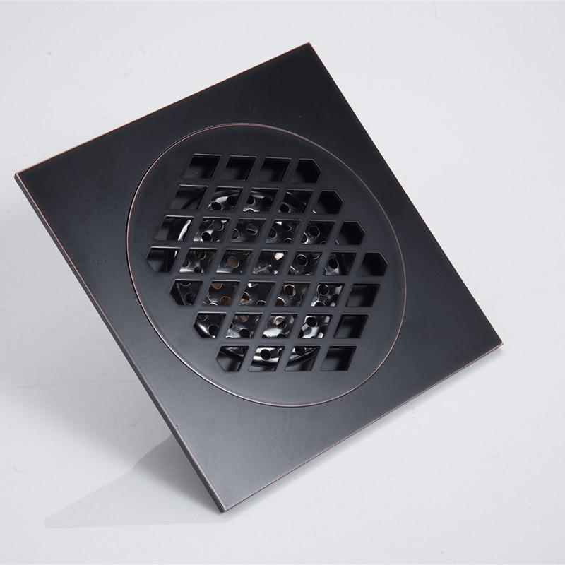 

Other Bath & Toilet Supplies Floor Drain Black 15x15 Cm Super Bigger Bathroom Building Material Filtration Deodorization Drains Hardware