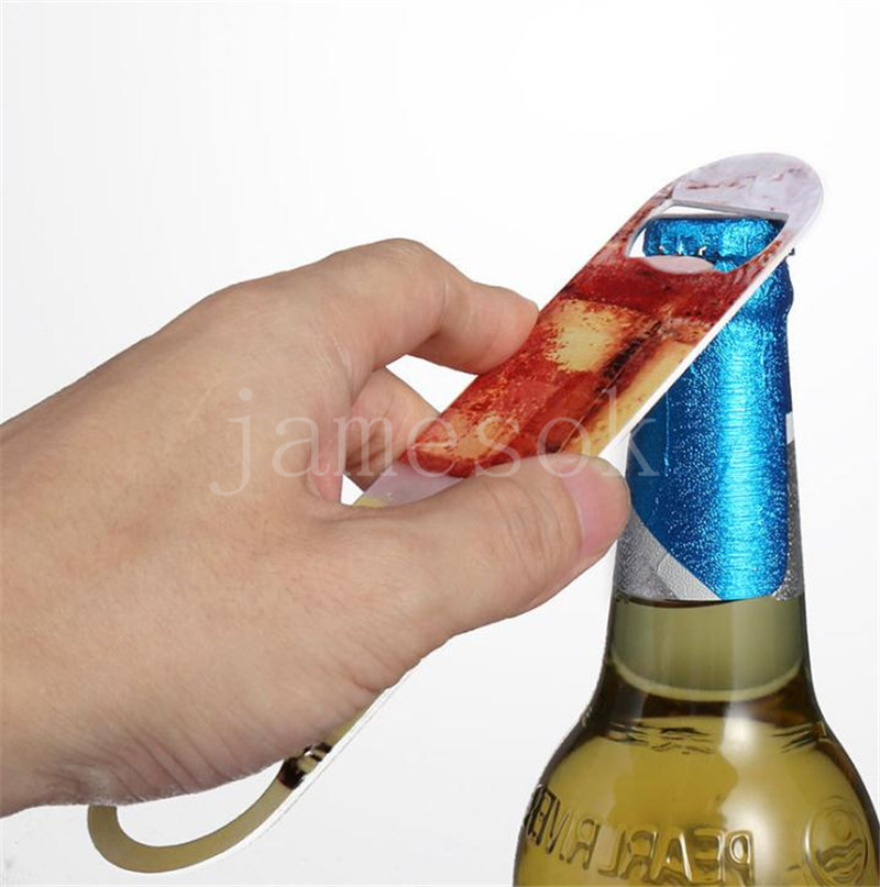 

Sublimation DIY White Blank Stainless Steel Long Bottle Openers DB921