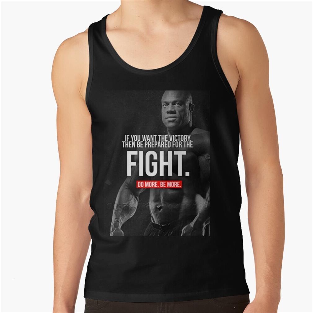 

phil heath bodybuilding inspirational gyms clothing cotton tank mens singlet sleeveless, White;black