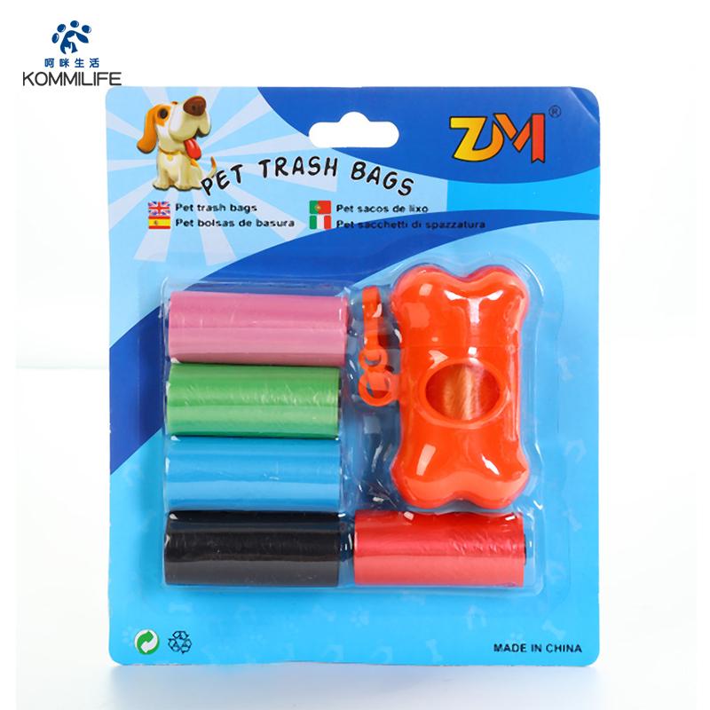 

Dog Poop Bag Dispenser Degradable Pet Waste For Dogs Outdoor Litter With 6 Roll Garbage Travel & Outdoors