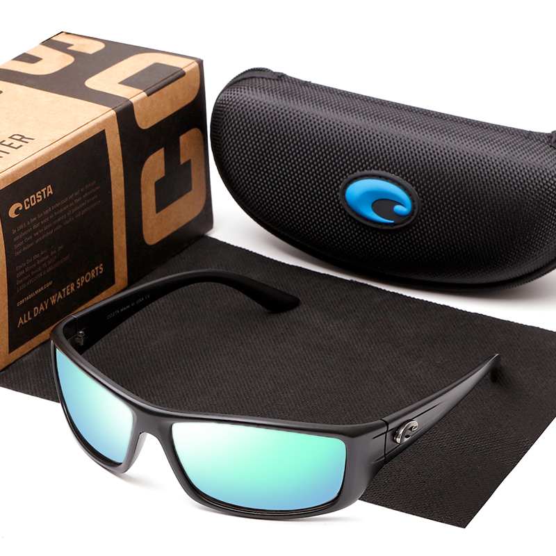 

Vintage Costa Brand Design Square Sunglasses Men Oversized Sport Goggles UV400 Protection Mirror Sun Glasses For Male
