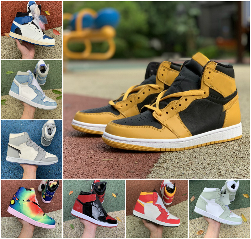 

Top Quality University Blue 1s Basketball Shoes Mens Women Barely Orange Reverse Bred Patent Pollen Hyper Royal Seafoam Shadow 2.0 Black Toe TWIST Trainer Sneakers, 1 mid banned