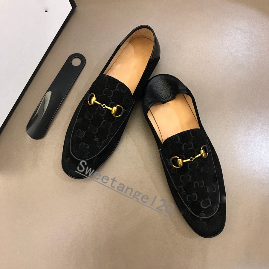 

2021 High quality Formal Dress sneakers, For Gentle brands Men Genuine Leather Pointed Toe designer Business Oxfords Casual shoes, Black;red