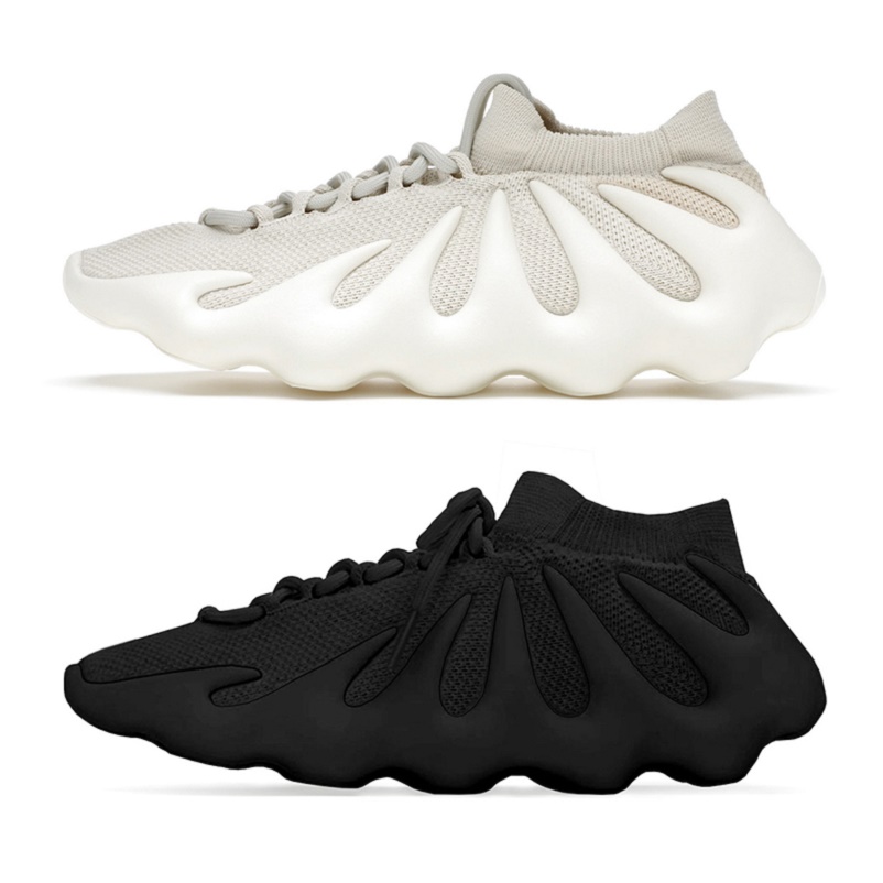 

fashion Cloud White kanye 450 mens running shoes Dark Slate knit breathable all black 450s west men women trainers sports sneakers with box, Color#1
