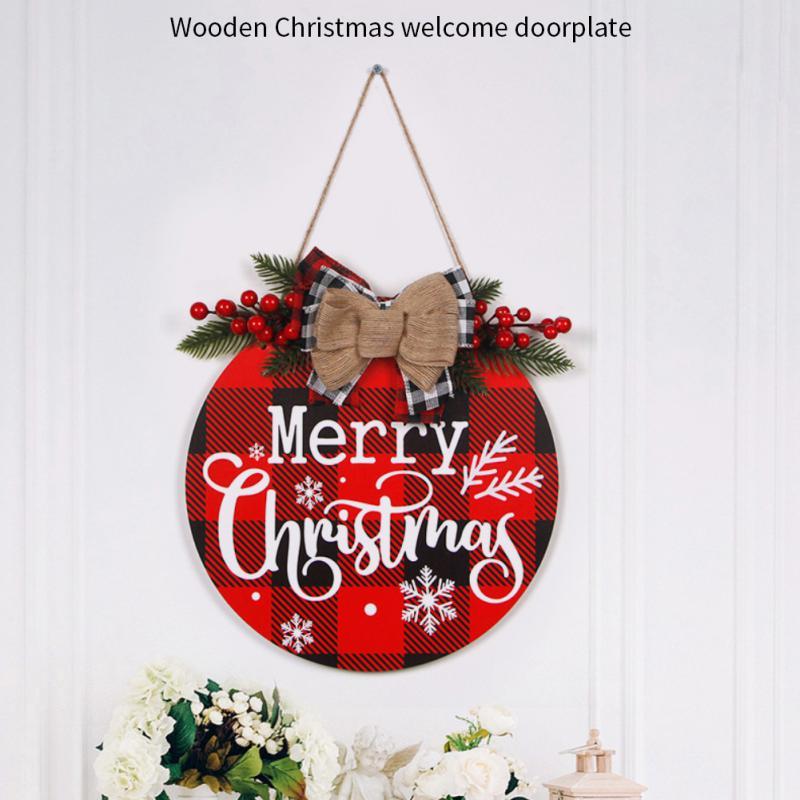 

Christmas Decorations Home Decor Wooden Signs Family Wood Wall Plaque Art Xmas Merry Pendant Decoration Dropship