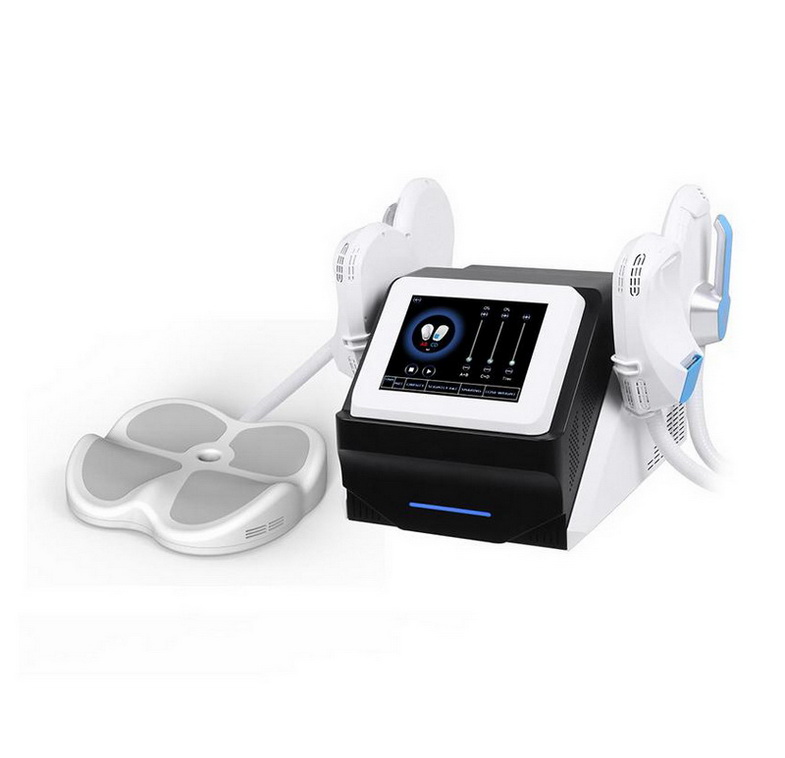 

Portable HIEMT Emslim EMS Muscle Stimulator 4 Handles 10 Tesla EMS Body Sculpting HI-EMT Slimming Machine With Pelvic Floor Muscle Rehabilitation Seat Cushion