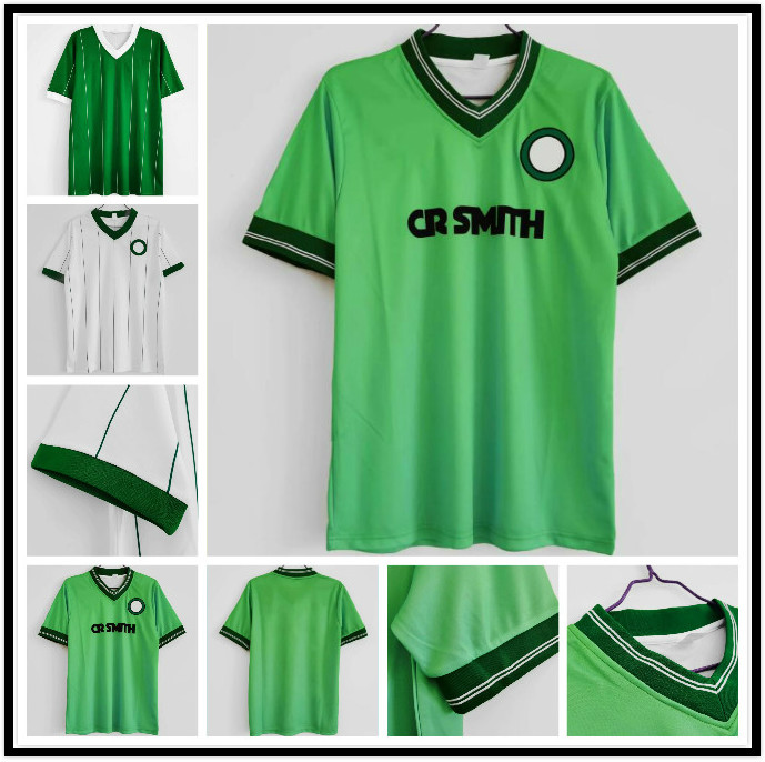 

Celtic Retro Soccer Jerseys 1984 1985 1986 84 85 86 Maillot de foot vintage McInally Johnston MacLeod Archdeacon Aitken domicile vert ext, Rétro