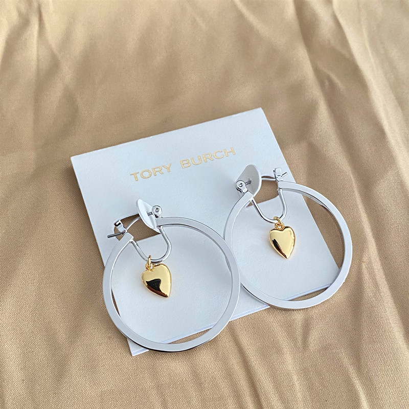 70% OFF Luxury Jewelry Jewelry round design two color TB earrings gold love floating Earrings New Fashion in 2021-image-715283144