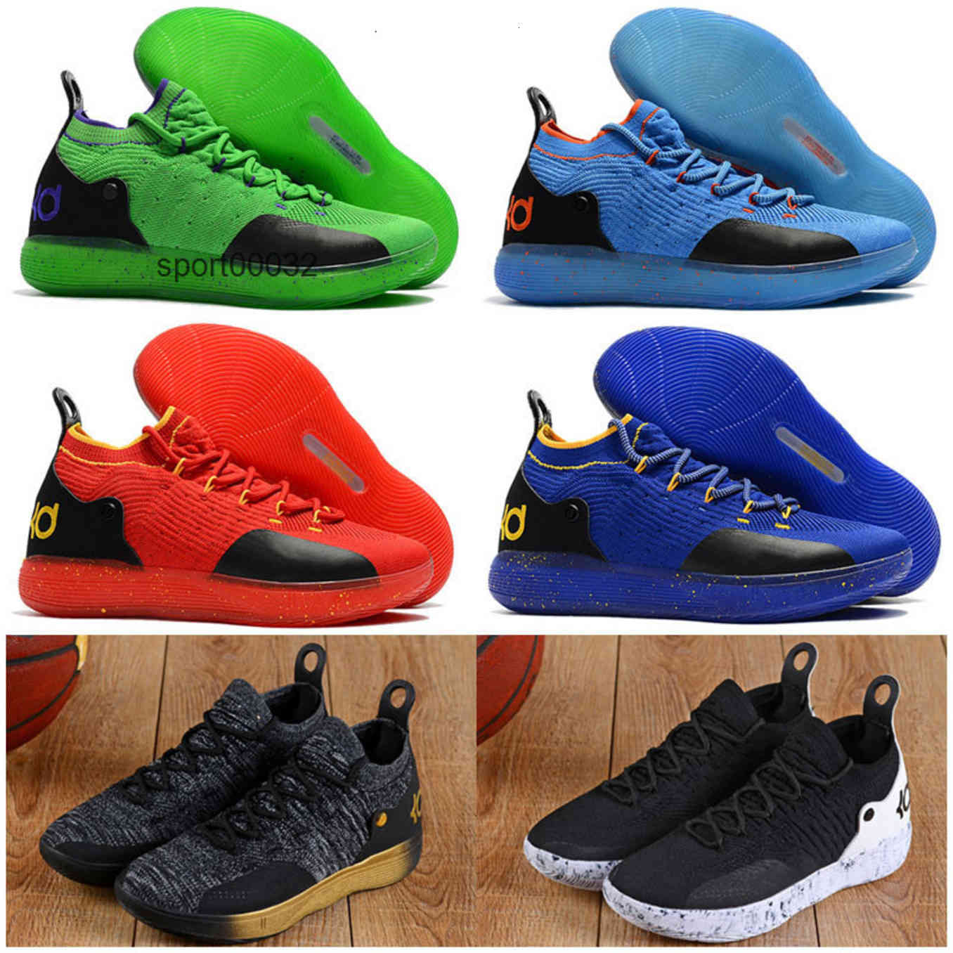 

KD 11 EP White Foam Pink Paranoid Oreo ICE Kids Shoes Kevin XI KD11 Mens Trainers Sneakers, Black