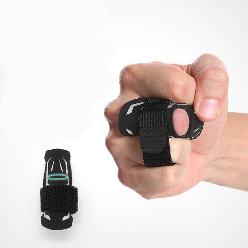 

Wrist Support 2pcs Basketball Finger Guard Volleyball Bandage Pressure Lengthened Hand Sports Professional Size, Black;red