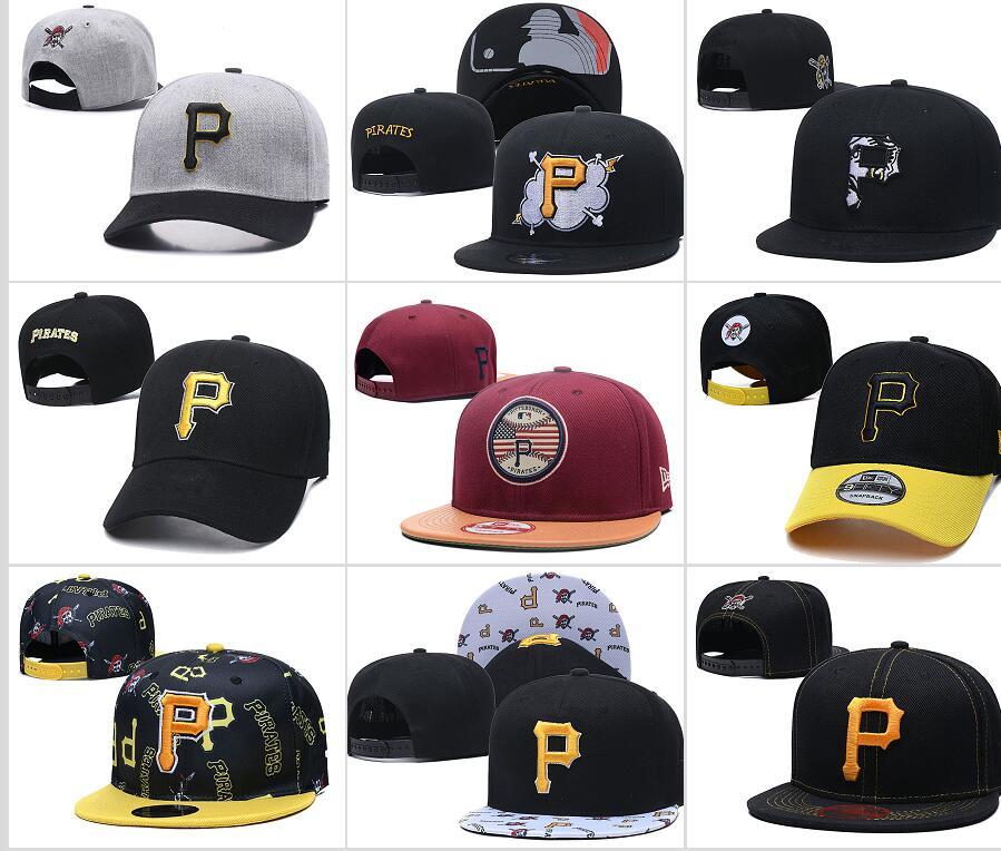 

Men's Fan's Pittsburgh  Adjustable Hat Fashion Brand Hip Hop Flat Brim All Team Baseball Letter A's Snapback Caps Men, Blue;gray