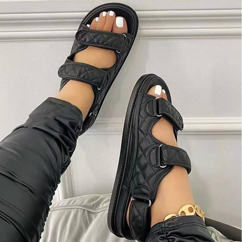 

Sandals 2021 Designer Woman Gladiator Women High Quality Ladies Shoes Summer Platform Sandalias, Black