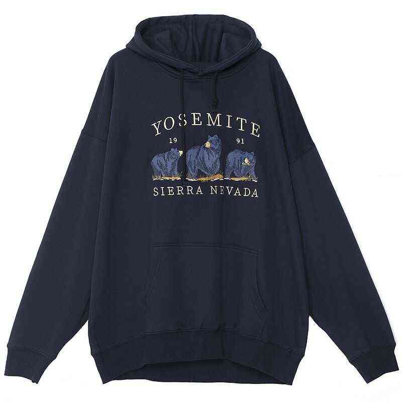 

Brandy Hoodies Men Women Oversized Melville Sweatshirt Female Sweat Bear Pullover Aesthetic Tracksuit Embroidery Clothes Y2k