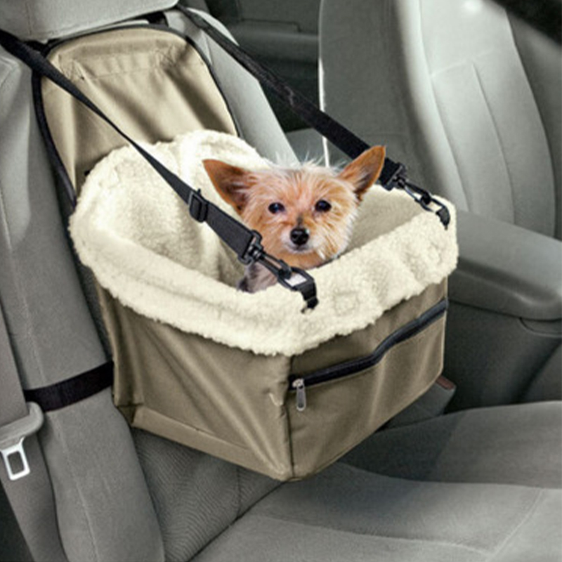 

eisure Soid Dog Car Seat Cover Foding Hammock Pet Carriers Bag Carrying for Sma Dogs Transportin Perro Autostoe Hond