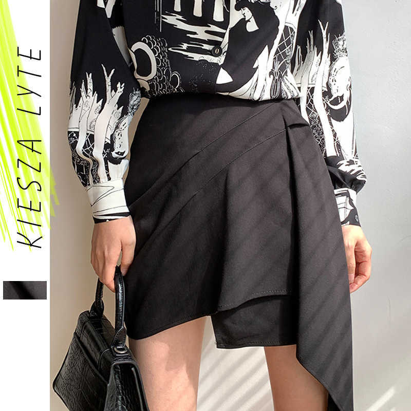 

Summer Sexy Skirts For Women Short Black High Waist Korean Style Fashion Female Pleated Mini mujer faldas 210608