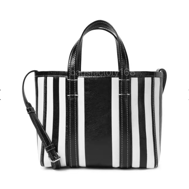 

Black and white splicing tote luxury design fashion women single shoulder bag personality street style cross-body bags leisure shopping handbag travel packages, Customize