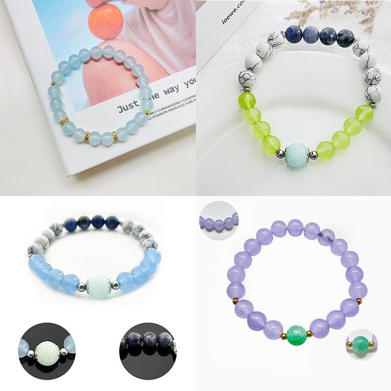 

Beaded, Strands Classic Natural Stone Bracelets For Women Romantic Small Fresh Charm Bracelet Lovers Jewelry Party Holiday Gifts Wholesale