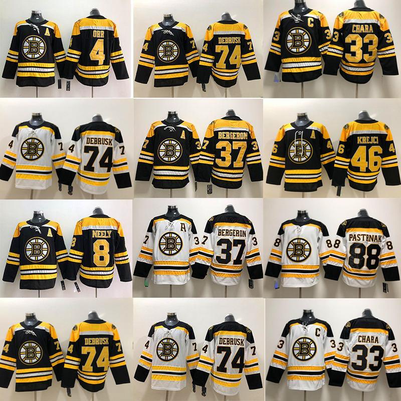 

Boston Bruins hockey jerseys Jake DeBrusk Zdeno Chara Cam Neely 88 David Pastrnak 63 Brad Marchand Charlie Mcavoy 46 Krejci, Not sold separately