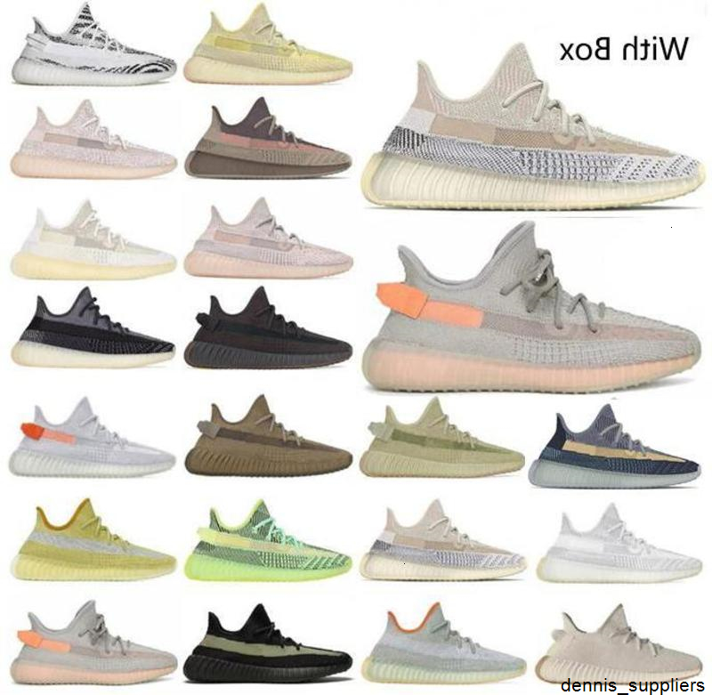 

New V2 Ash Stone Pearl Bred Black Gray Zebra Desert Sage Glow Reflective Sneakers Natural Sand Taupe Men Women Sport Running Shoes