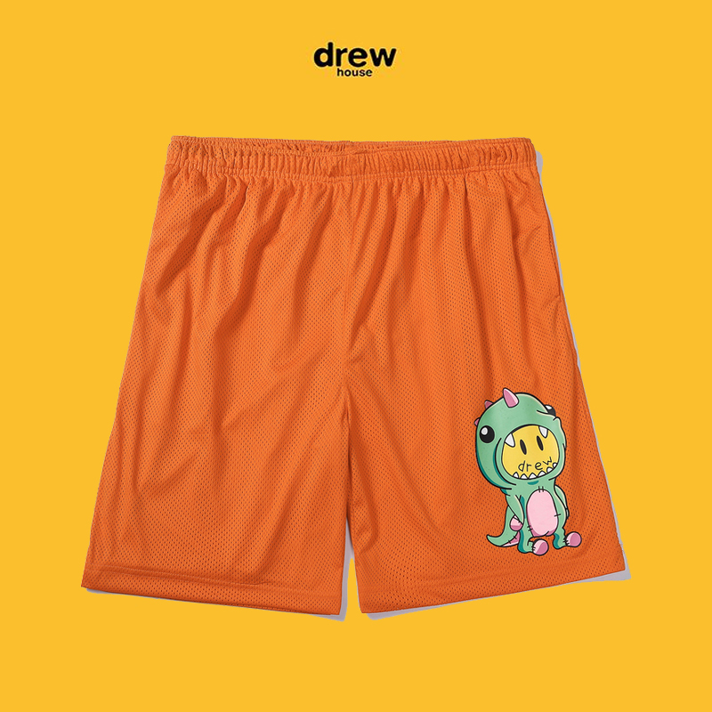 

Drew House Breathable Mesh Basketball Shorts Knee Length Sport Jogging Men Women Short Pants Summer Gym Sports Jogger Trackpants Man Fitness Drewhouse Trousers, Customize