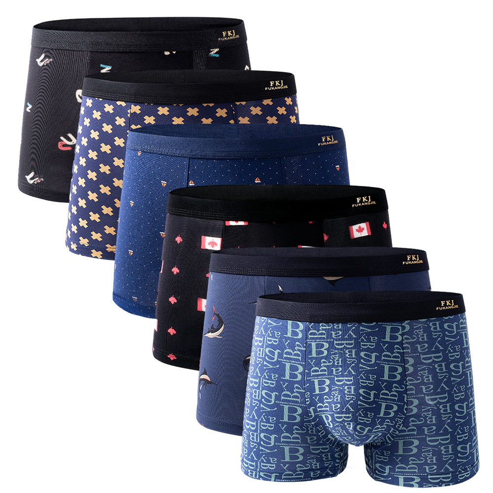 

Men Underwear Pa Modal Men Underpants Boxer Random Color Men Panties Underwear Fashion Printing Boxershorts Brand 4PCS