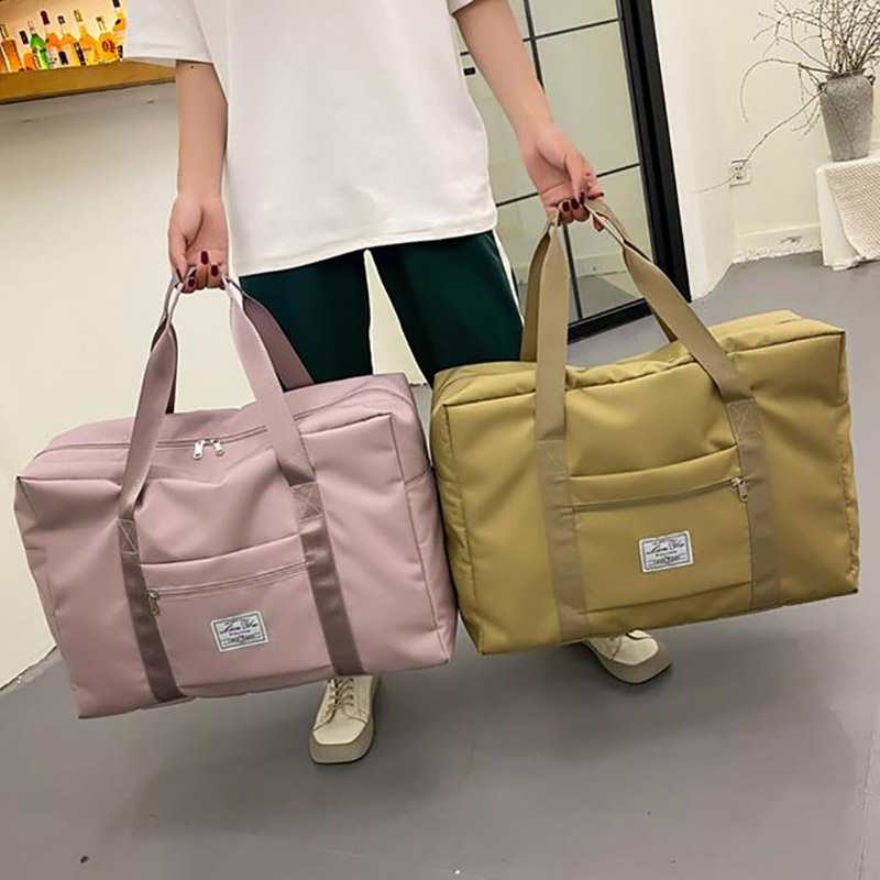 

Women Travel Duffle One Shoulder Outing School Luggage Bags Ladies Storage Produced Can Be Set with Rod Practical Excursion Bag