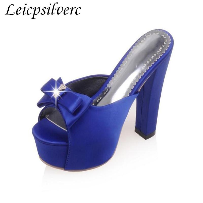 

The Roman Sandals Summer Cool Heels Thick With Female Shoes Slippers, Black