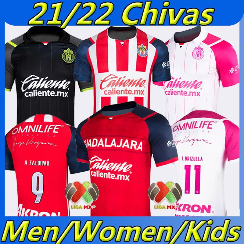 

3XL 2022 2023 Chivas de Guadalajara jerseys 22/23 A.ZALDIVAR CALDERON J.MACIAS BRIZUELA A.VEGA PONCE home away Alvarado HOMBRE men women kids kit football shirt, 22-23 home