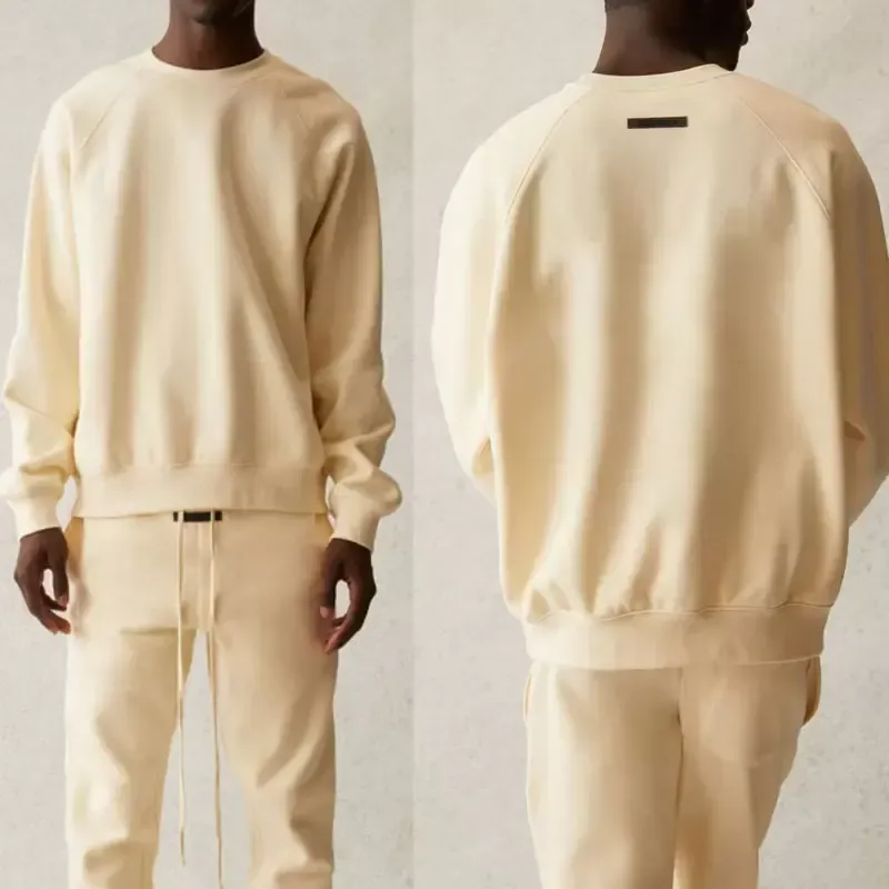 

2022 quality fashion Cotton soft Tracksuit men hoodie pullover letter oversize causal Sleeve famous designer O-Neck popular streetwear Warm Apparel Clothing, Black