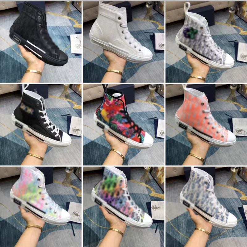 

High and low top 22 23 casual shoes men's women's gear inclined p bee luxury designer fashion double technical leather outdoor platform with box, Customize