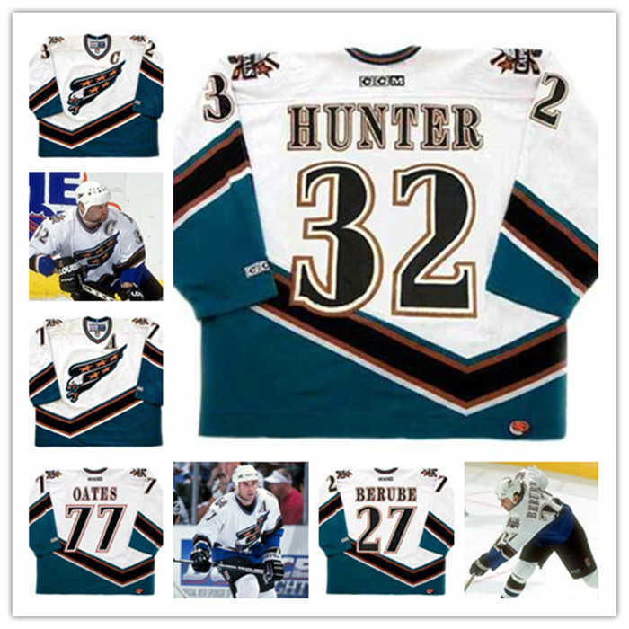 

Custom 32 DALE HUNTER Washington Capitals 1998 CCM Hockey Jersey Vintage Home 77 ADAM OATES CRAIG BERUBE Jerseys Any Name Number Stitched, White