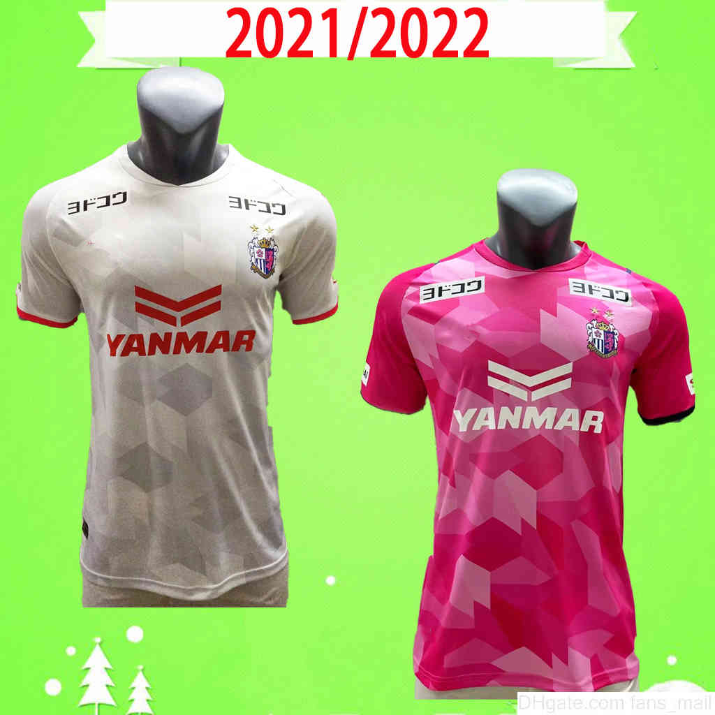 

21 22 J1 League Cerezo Osaka Soccer Jersey japan 2021 2022 Home Red Away White Football shirt uniforms Uniform S-2XL top quality, Black;yellow