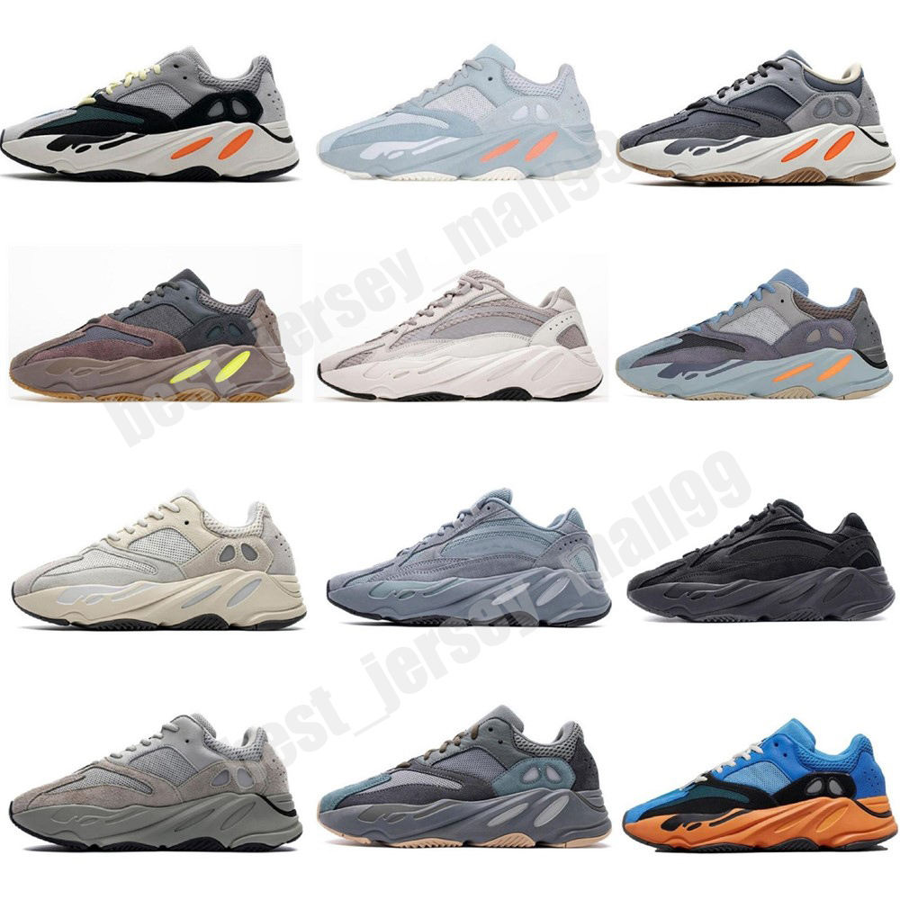 

Static Reflective kanye west 700 V2 Running Shoes for mens Breathable Inertia Tephra Solid Grey Utility Black Men Women Sport Trainers Sneak